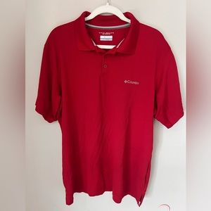 Columbia Men’s Omni-Shade Polo- Deep Red